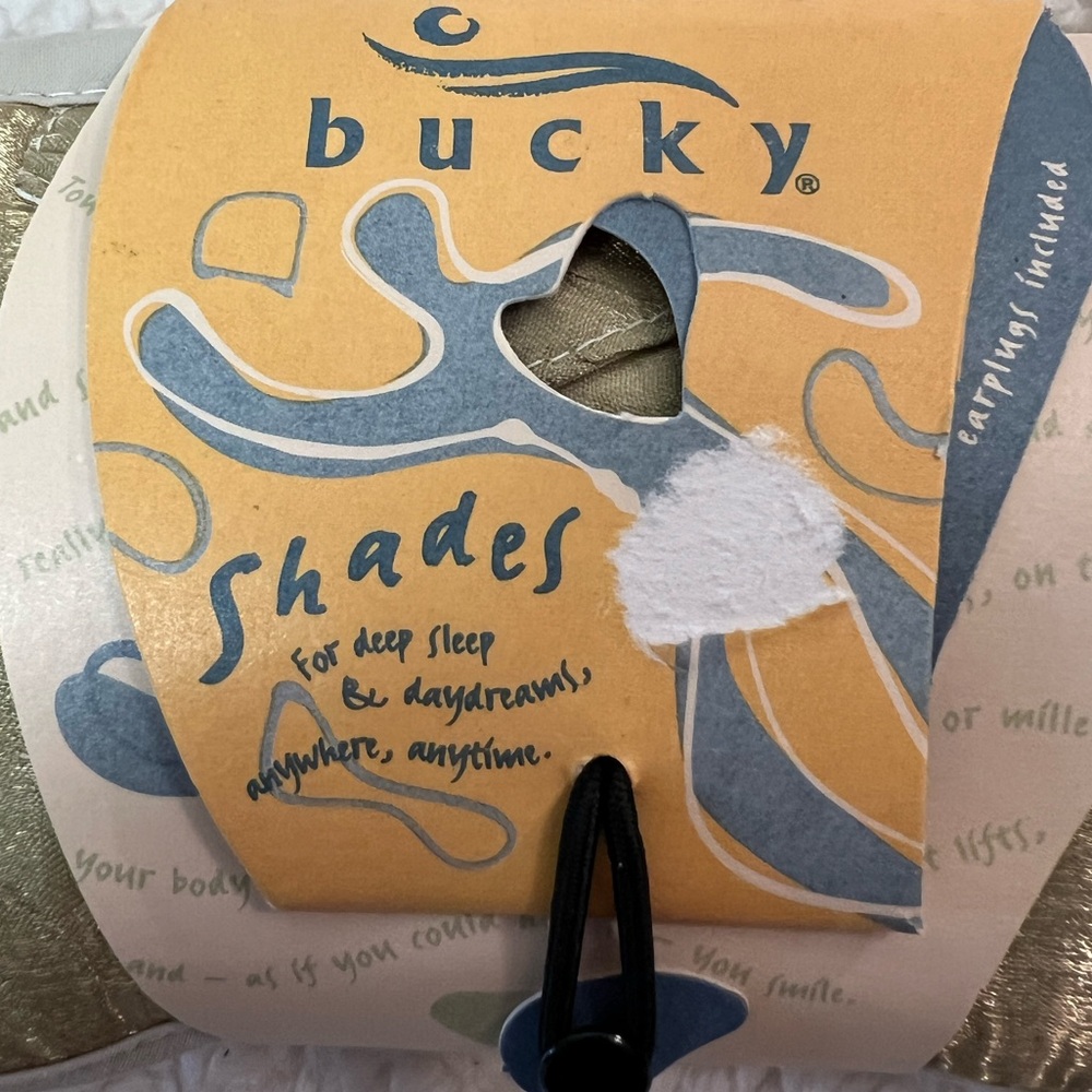 Bucky Shades Sleep Mask in Metallic Sage - Picture 8 of 9